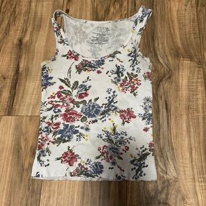 Floral Cropped tank top